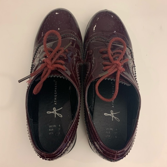 Wingtip oxfords maroon patent leather - Picture 5 of 5